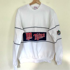 Vintage Minnesota Twins 1987 World Series Sweatshirt Nutmeg Mills XL